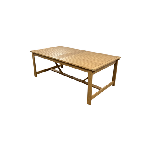 Lark Manor Alyisa Rectangular Eucalyptus Extendable Outdoor Dining Table, image 4
