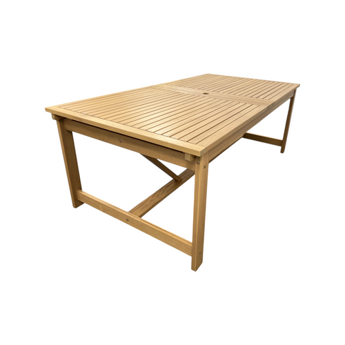 Lark Manor Alyisa Rectangular Eucalyptus Extendable Outdoor Dining Table, image 8