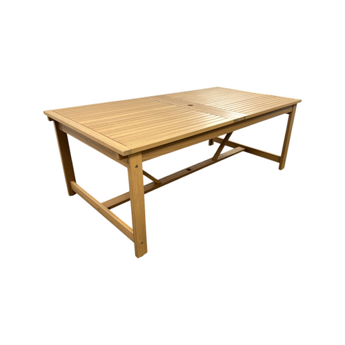 Lark Manor Alyisa Rectangular Eucalyptus Extendable Outdoor Dining Table, image 12