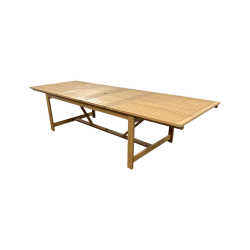 Lark Manor Alyisa Rectangular Eucalyptus Extendable Outdoor Dining Table, image 19