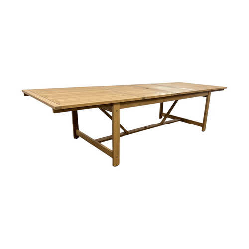 Lark Manor Alyisa Rectangular Eucalyptus Extendable Outdoor Dining Table, image 20