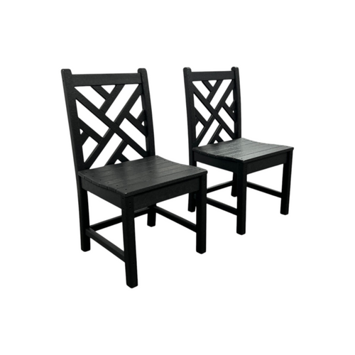 POLYWOOD Lakeside POLYWOOD Chippendale Dining Side Chair Set of 2, image 8