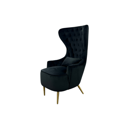 Willa Arlo Interiors Remerton Upholstered Wingback Dining Chair, image 4