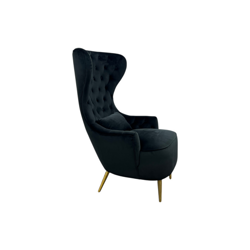 Willa Arlo Interiors Remerton Upholstered Wingback Dining Chair, image 7
