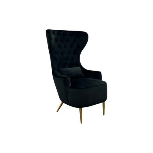 Willa Arlo Interiors Remerton Upholstered Wingback Dining Chair, image 8