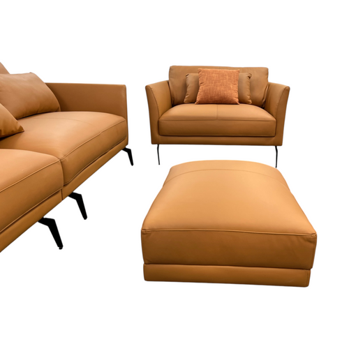 Wren Decors Genuine Leather Modular Sofa Cushion Couch Set, image 12