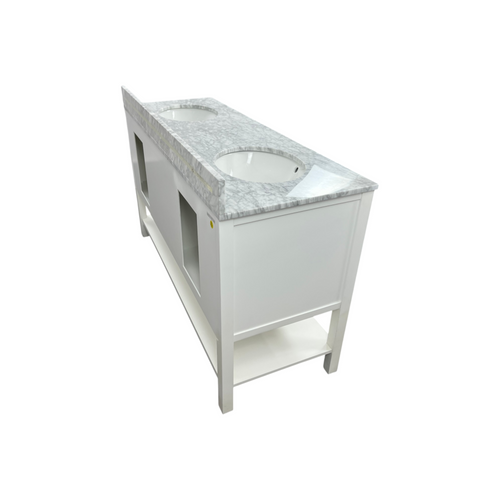 Lark Manor Amyra Hoefer 60" Double Bathroom Vanity Set, image 4