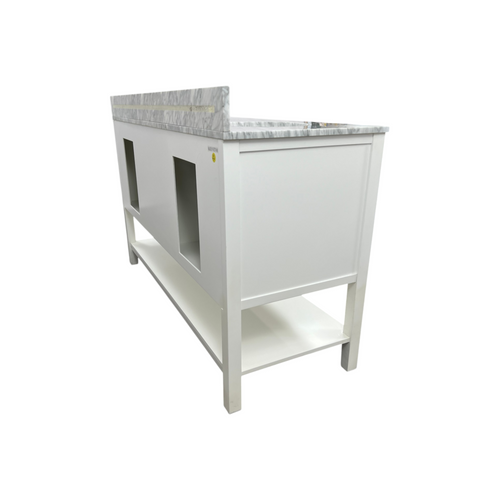 Lark Manor Amyra Hoefer 60" Double Bathroom Vanity Set, image 18