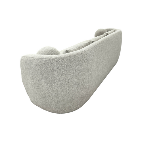 Wade Logan Theodore 85" Wide Modern Boucle Upholstered 3 Seat Sofa, image 6