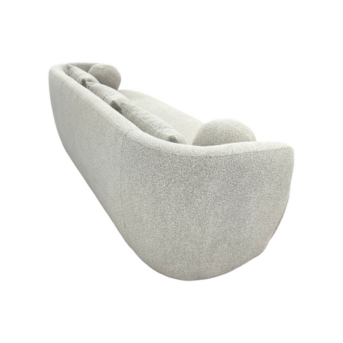 Wade Logan Theodore 85" Wide Modern Boucle Upholstered 3 Seat Sofa, image 8