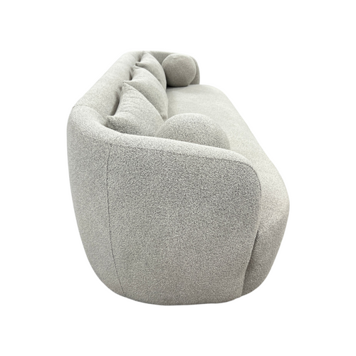 Wade Logan Theodore 85" Wide Modern Boucle Upholstered 3 Seat Sofa, image 9