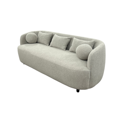 Wade Logan Theodore 85" Wide Modern Boucle Upholstered 3 Seat Sofa, image 10