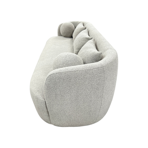 Wade Logan Theodore 85" Wide Modern Boucle Upholstered 3 Seat Sofa, image 12