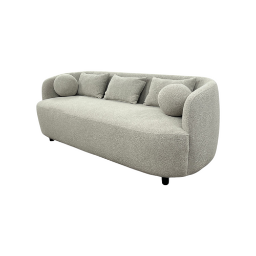 Wade Logan Theodore 85" Wide Modern Boucle Upholstered 3 Seat Sofa, image 13