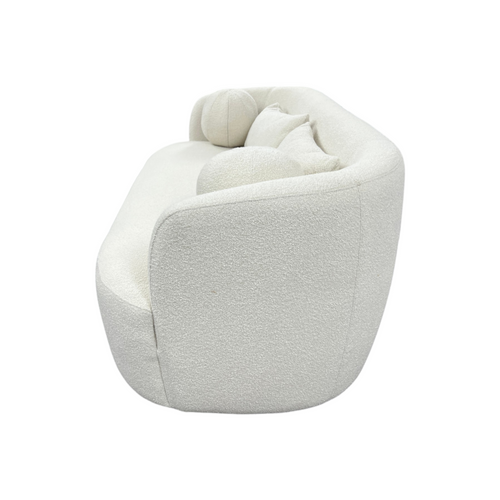 Wade Logan Cleaven Wide Boucle Upholstered Loveseat Sofa, image 7