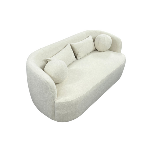 Wade Logan Cleaven Wide Boucle Upholstered Loveseat Sofa, image 4