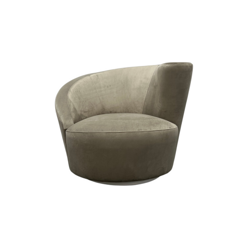 Pasargad Vicenza Velvet Swivel Accent Chair, image 2