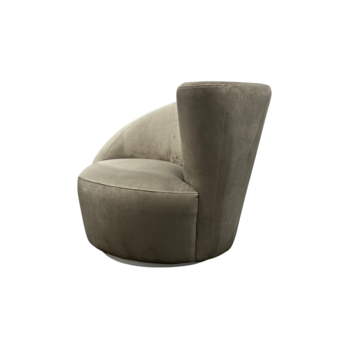 Pasargad Vicenza Velvet Swivel Accent Chair
