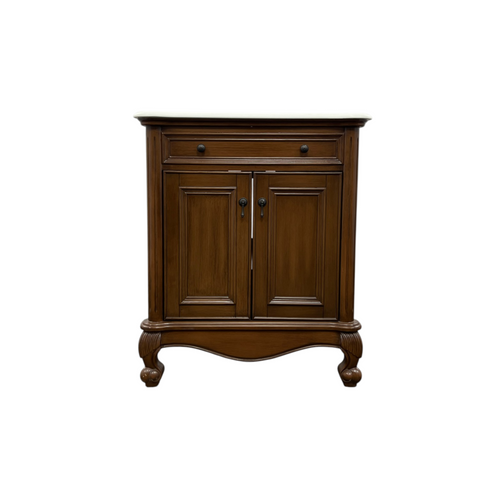 Red Barrel Studio 30'' Single Bathroom Vanity with Engineered Marble Top, image 2