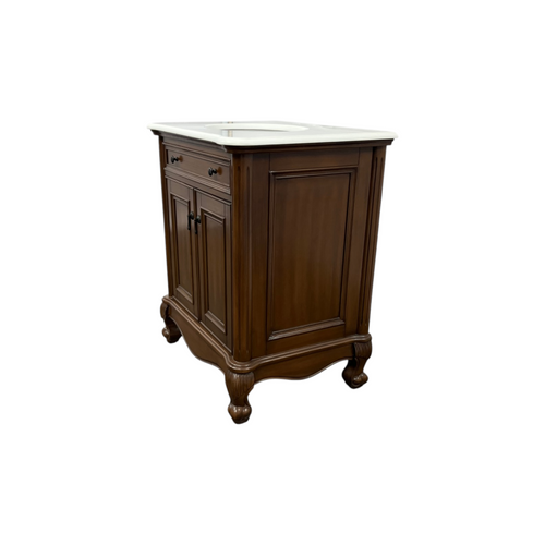 Red Barrel Studio 30'' Single Bathroom Vanity with Engineered Marble Top, image 5