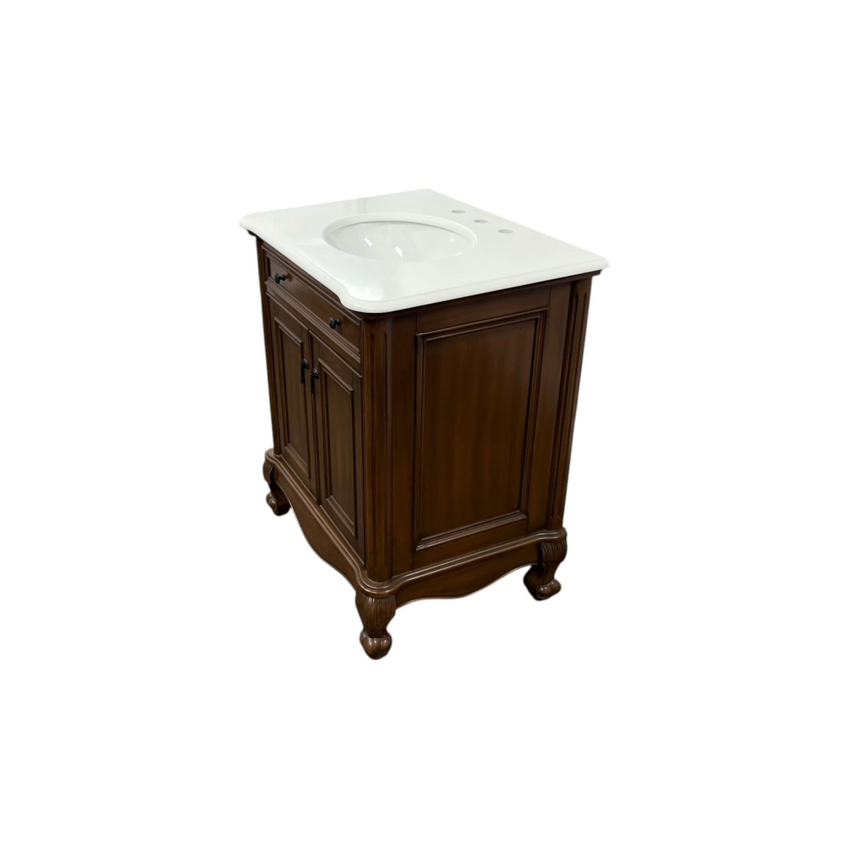 Red Barrel Studio 30'' Single Bathroom Vanity with Engineered Marble Top