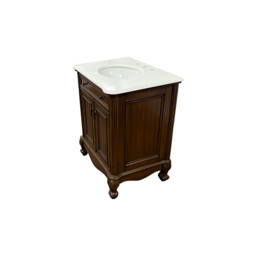Red Barrel Studio 30'' Single Bathroom Vanity with Engineered Marble Top, image 6