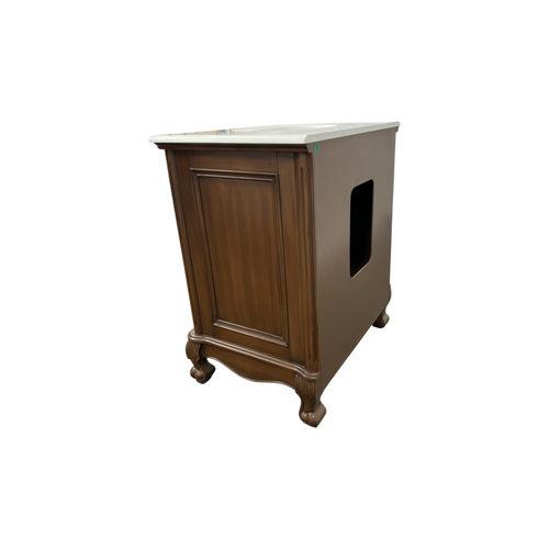 Red Barrel Studio 30'' Single Bathroom Vanity with Engineered Marble Top, image 9
