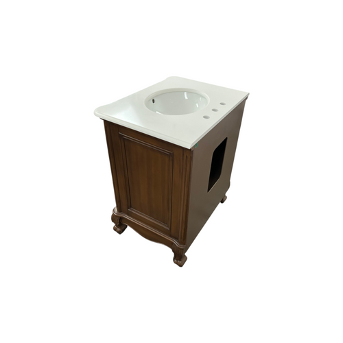 Red Barrel Studio 30'' Single Bathroom Vanity with Engineered Marble Top, image 10