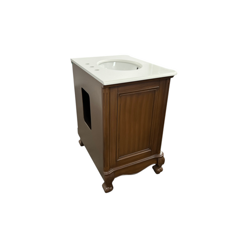 Red Barrel Studio 30'' Single Bathroom Vanity with Engineered Marble Top, image 13