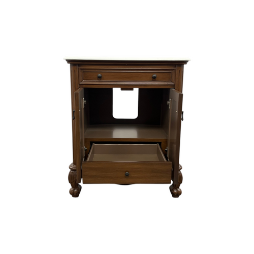 Red Barrel Studio 30'' Single Bathroom Vanity with Engineered Marble Top, image 17