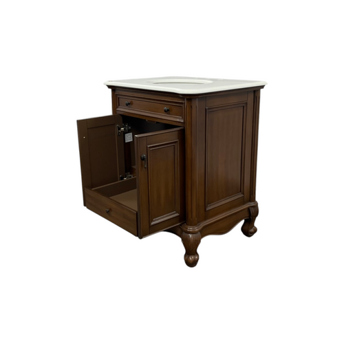 Red Barrel Studio 30'' Single Bathroom Vanity with Engineered Marble Top, image 18
