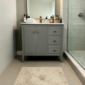 Vanity Art Laval 36" Single Sink Freestanding Bathroom Vanity with Engineered Marble Top