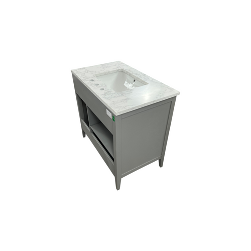 Vanity Art Laval 36" Single Sink Freestanding Bathroom Vanity with Engineered Marble Top, image 10