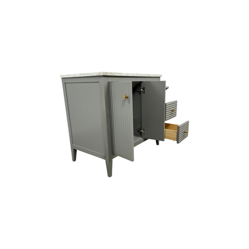 Vanity Art Laval 36" Single Sink Freestanding Bathroom Vanity with Engineered Marble Top, image 17