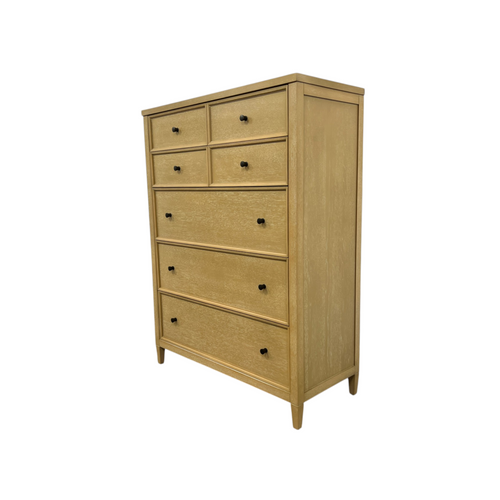 TOV Furniture Bristol Park 40" Whitewashed Oak Wood 7-Drawer Chest, image 3