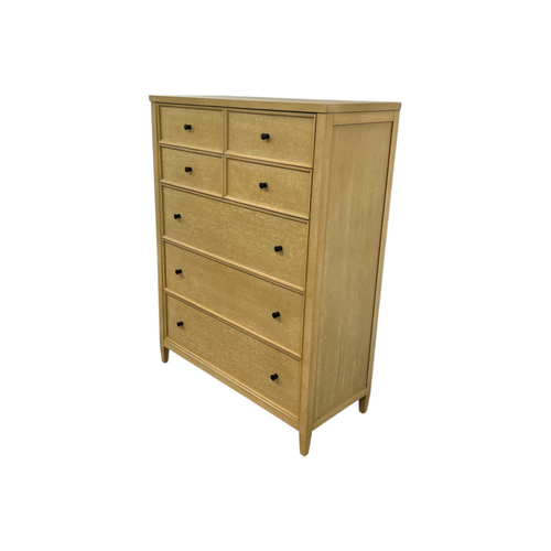 TOV Furniture Bristol Park 40" Whitewashed Oak Wood 7-Drawer Chest, image 4