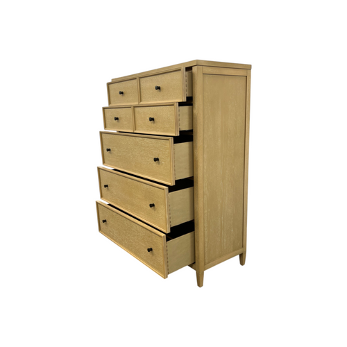 TOV Furniture Bristol Park 40" Whitewashed Oak Wood 7-Drawer Chest, image 12