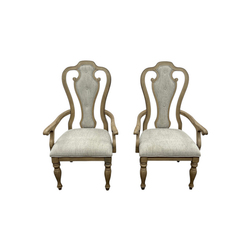 Laurel Foundry Modern Farmhouse Colchester Splat Back Solid Wood Arm Chair (Set of 2), image 3