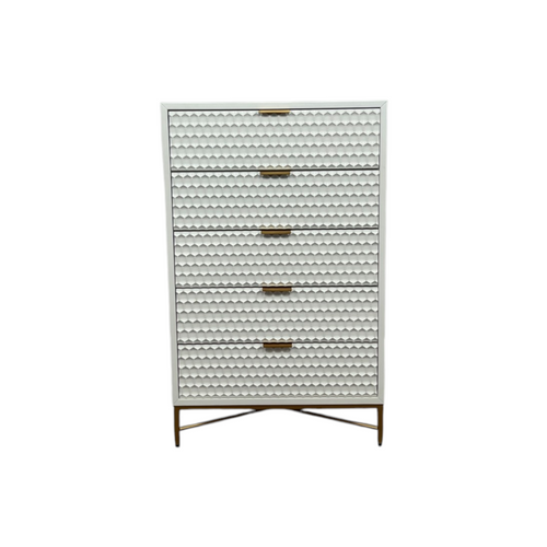 AllModern Capra 30" W 5-Drawer Wood Standard Dresser, image 2