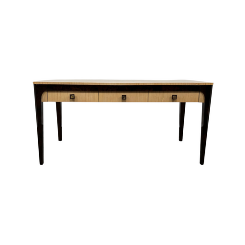Infinity Furniture Import Solid Wood Top Metal Base Writing Desk, image 2