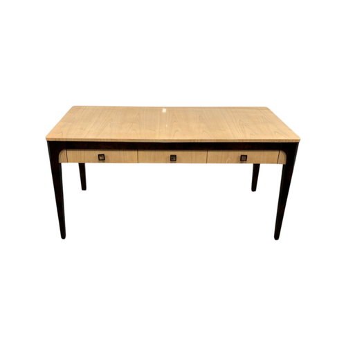 Infinity Furniture Import Solid Wood Top Metal Base Writing Desk, image 3