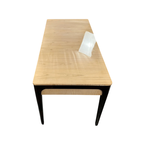 Infinity Furniture Import Solid Wood Top Metal Base Writing Desk, image 7
