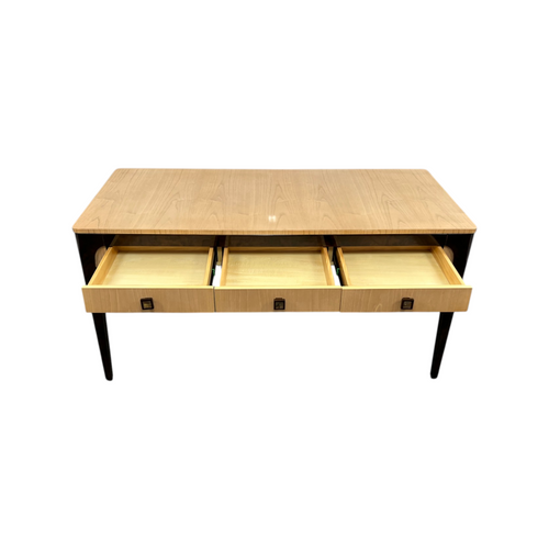 Infinity Furniture Import Solid Wood Top Metal Base Writing Desk, image 12