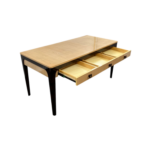 Infinity Furniture Import Solid Wood Top Metal Base Writing Desk, image 14