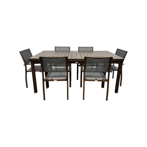 HIGOLD Heck 9 Pieces Extendable Outdoor Patio Dining Set For Eight Person, Powder Coating Aluminum, image 10