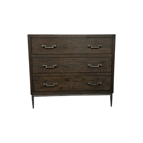 Sarreid Ltd Bauhaus Solid Wood 3 Drawer Accent Chest, image 2