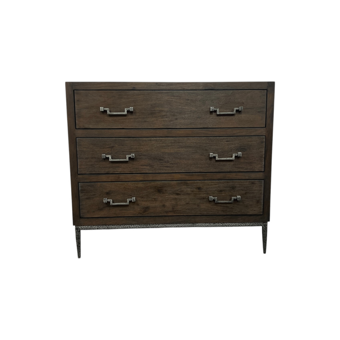 Sarreid Ltd Bauhaus Solid Wood 3 Drawer Accent Chest, image 2