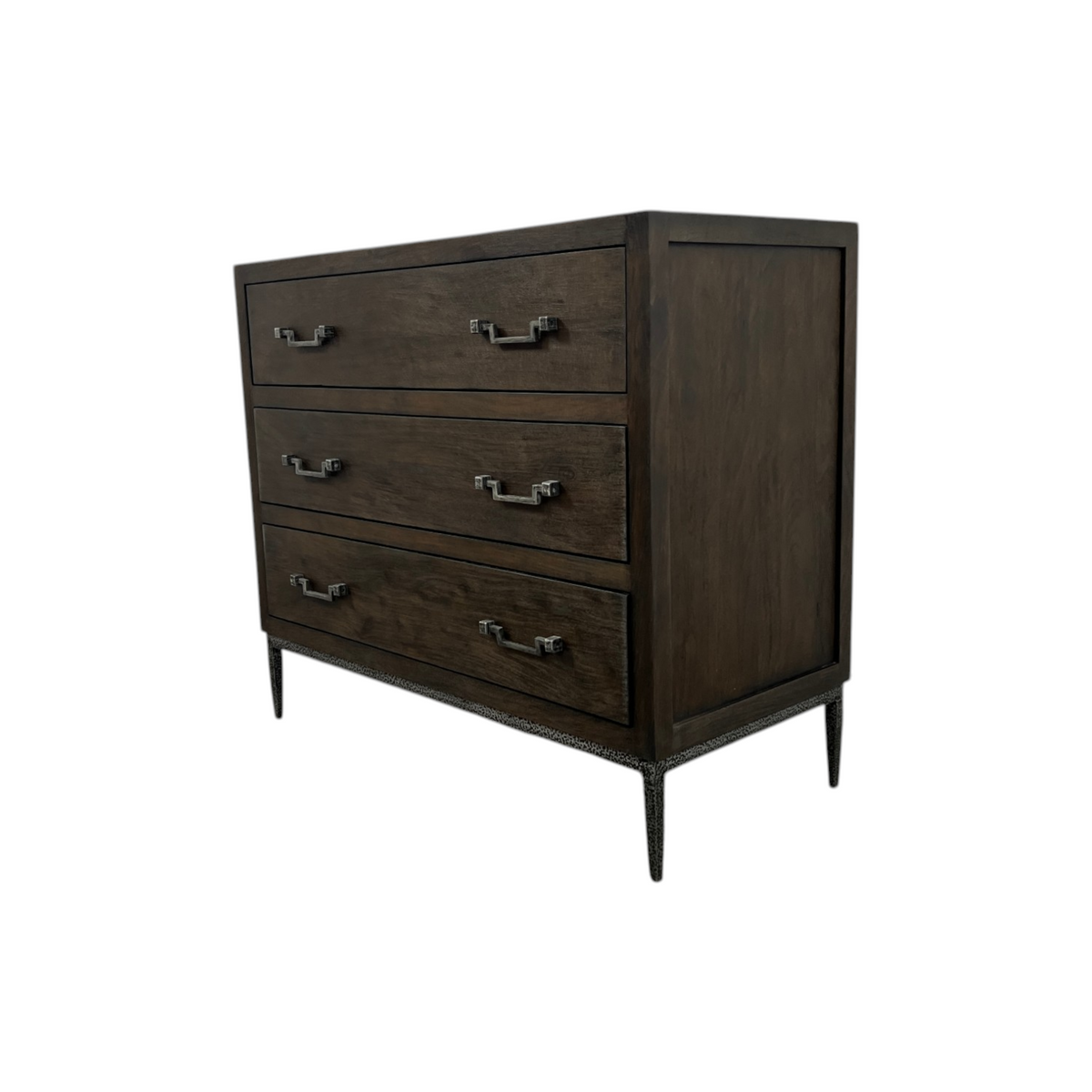 Sarreid Ltd Bauhaus Solid Wood 3 Drawer Accent Chest