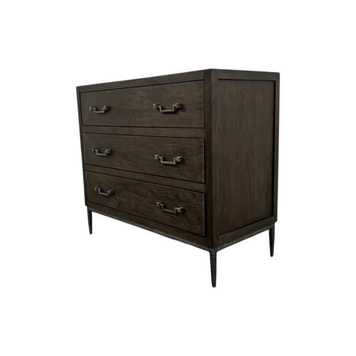 Sarreid Ltd Bauhaus Solid Wood 3 Drawer Accent Chest, image 4