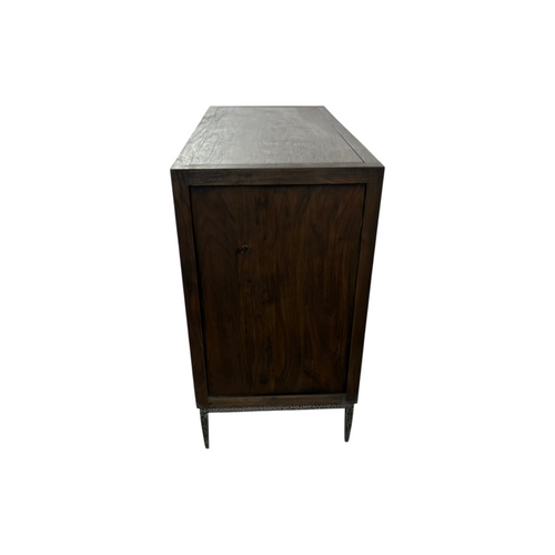 Sarreid Ltd Bauhaus Solid Wood 3 Drawer Accent Chest, image 9